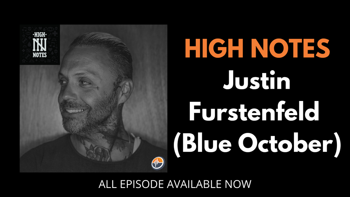 . @Justin_5591 of  @blueoctober is a storyteller by nature. His episode of High Notes features tales from his time as both an addict and a person in recovery. Listen as he talks about a fearing for his life, rebuilding relationships, and taking control  https://linktr.ee/highnotes&nbsp;