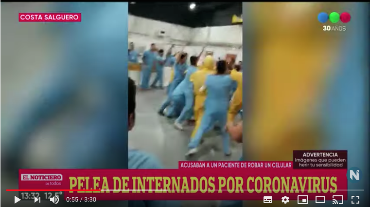 FabianWaldman's tweet photo. #Coronavirus
Los empleados despedidos de #CostaSalguero fueron contratados a través de #SolutionsGroup y no en forma directa. 
Argumentan en la falta de personas la desvinculación del personal. El gobierno decidió disminuir la cantidad de derivaciones luego de la pelea. (+) https://t.co/4zDoilKCPK