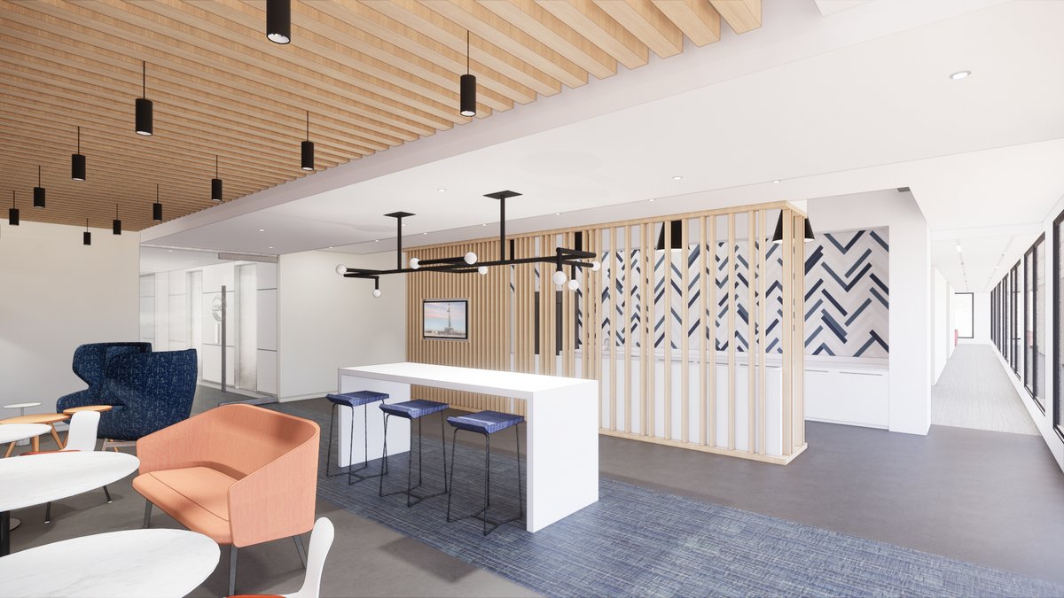 PDRcorp's tweet photo. Coming soon to our website - a unique company - whose current space serves as a test to discover their employees' optimal office layout, and preferred aesthetic for their next large-scale office!
.
.
.
#HumanExperience #Office #Employees #PilotSpace #DesignChoice #Design https://t.co/DIqCim0Lev