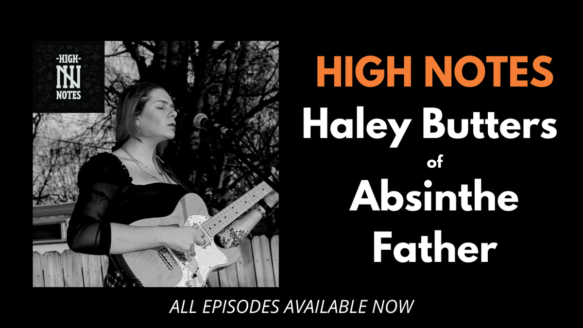 Haley Butters is a brilliant musician ( @absinthefather) and master of music Twitter ( @ThisBandFucks). Their story of realizing it was time to get clean sounds like something from a movie, but it's a true story that will leave you in your feels. Listen:  https://linktr.ee/highnotes 