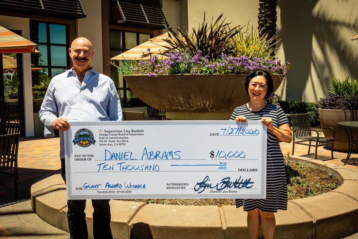 insuresaver1's tweet photo. A huge thank you from Daniel Abrams and #InsureSaver to Scott Alevy the President &amp; CEO of Laguna Niguel Chamber of Commerce. Scott provided the Chamber information to this Small Business Grant to help during these times. 

License #0635486 https://t.co/bUISRJsvvg