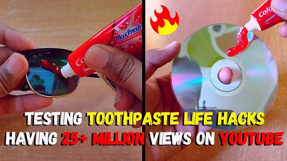 CritterFlying's tweet photo. Toothpaste Life Hacks - YOU SHOULD KNOW 😲
🔴Link : https://t.co/4miAb7Ia86
.
#lifehacks #lifehack #toothpaste #toothpastelife #toothpastelifehack #colgate #colgatehacks #reality #test #hacks #youtubeindia #youtube #share #awesome #interesting #unbelievable #creators #Subscribe https://t.co/6epTpyxGON