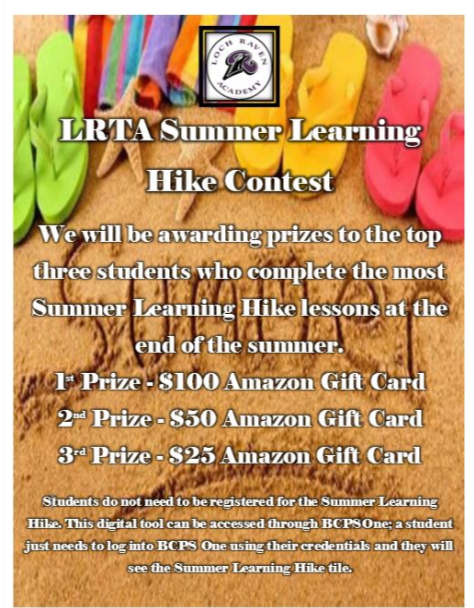For all my wonderful students, we have a learning hike challenge for you! Yes, there are prizes.