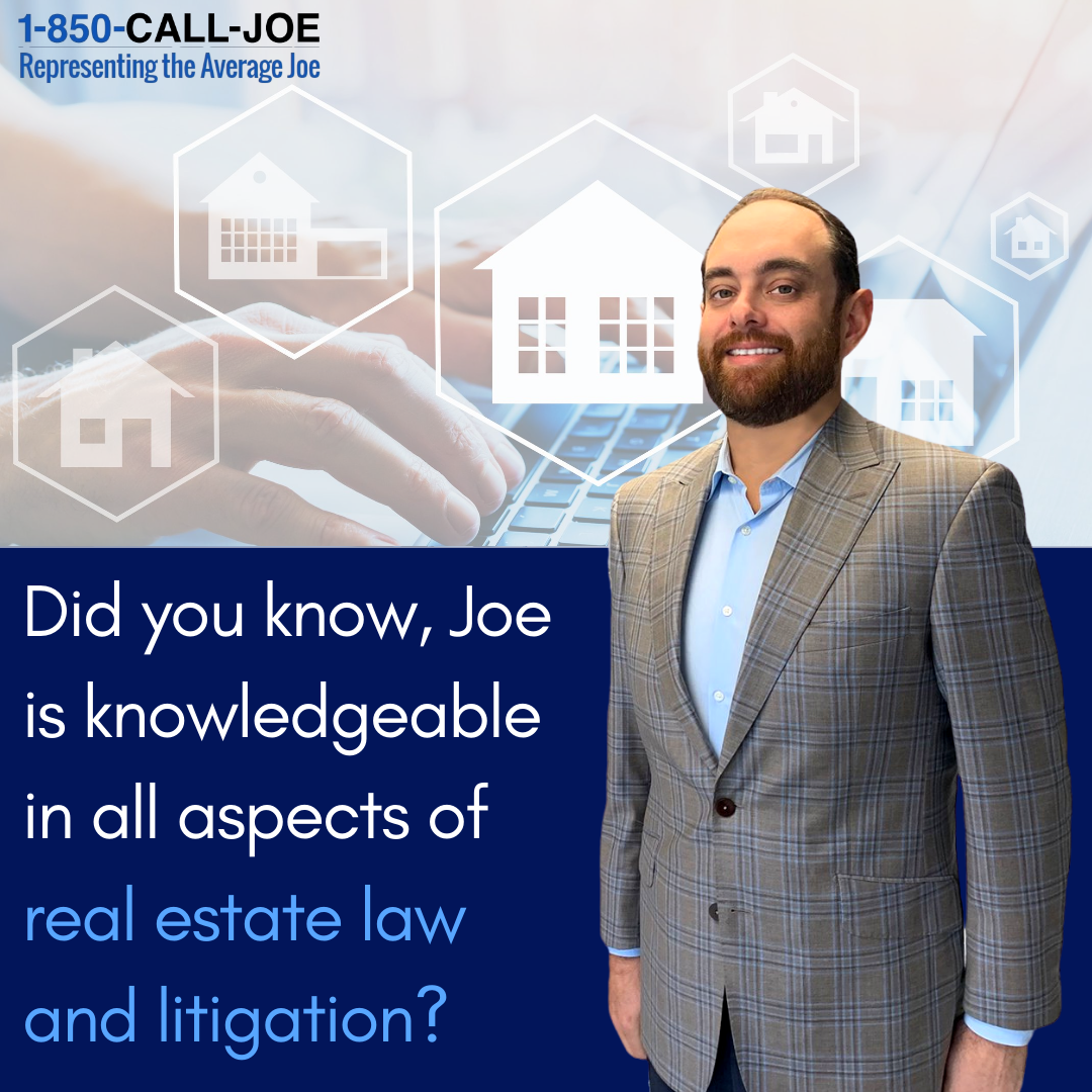 850calljoe's tweet photo. Joe is knowledgeable in all aspects of real estate law and litigation. He will handle your case or transaction with a superior attention to detail. 
☎️  (850) 225-5563 
💻 https://t.co/m81zd8lHJi 
#850calljoe #averagejoe #JoeKnape #CallJoeLawFirm #realestatelaw https://t.co/F9TkfM7qlR