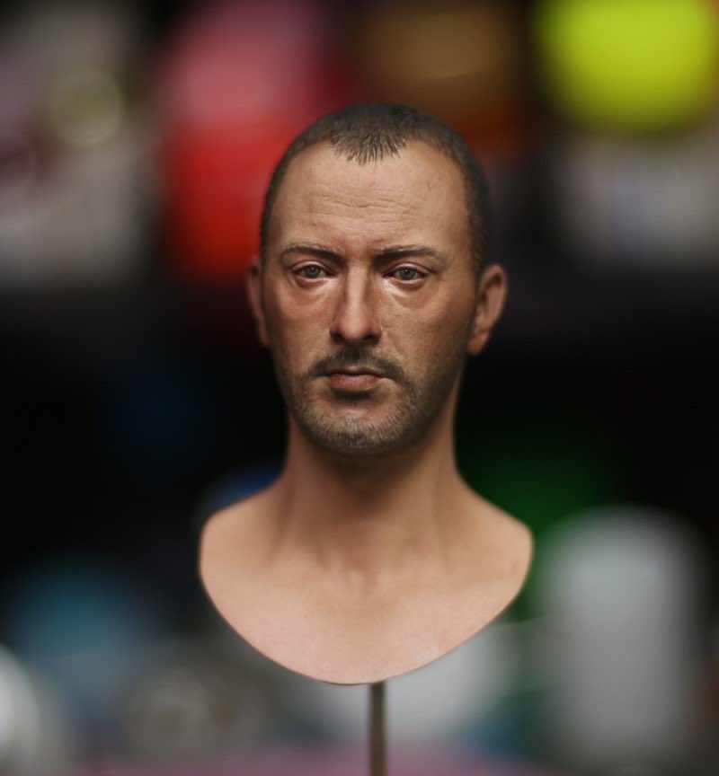 KUMAKUMA7230's tweet image. My paint work

1/6 head 

#leon #레옹 #theprofessional #jeanreno #figure #repaint #toy #onesixthscale #movie #actor #head #hottoys #フィギュア　#painting #ドラえもん
