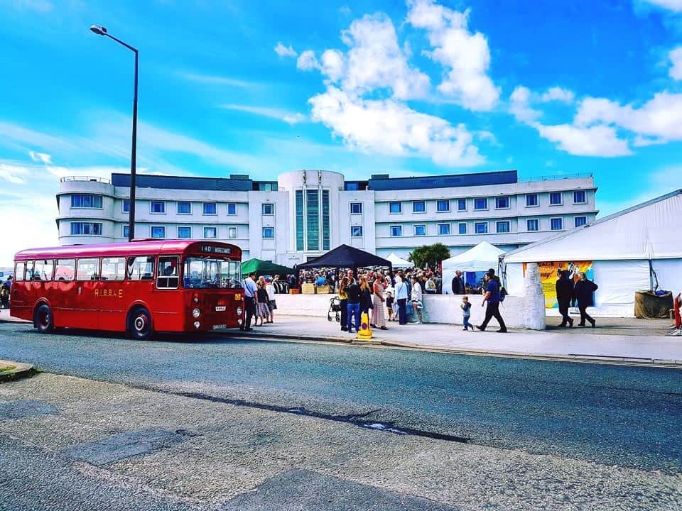 The Midland Hotel today. Taken during the 'Vintage by the sea' exhibition