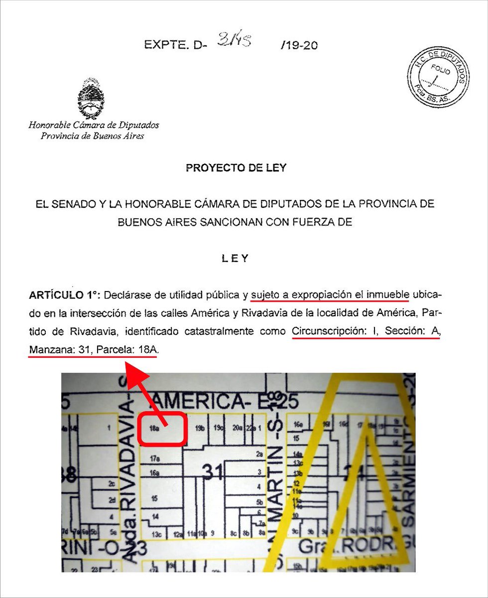 shillcoat1's tweet photo. Aunque digan lo contrario, el proyecto de expropiación de la ex Casa Aguirre refiere a la parcela que incluye todo el edificio (manz. 31 - 18a). El terreno NO ESTÁ subdivivido. La expropiación es completa.

Luchemos por lo que es de todos los rivadavienses 💪🏻.

#NoALaExpropiación https://t.co/3LLhHY2Kt1