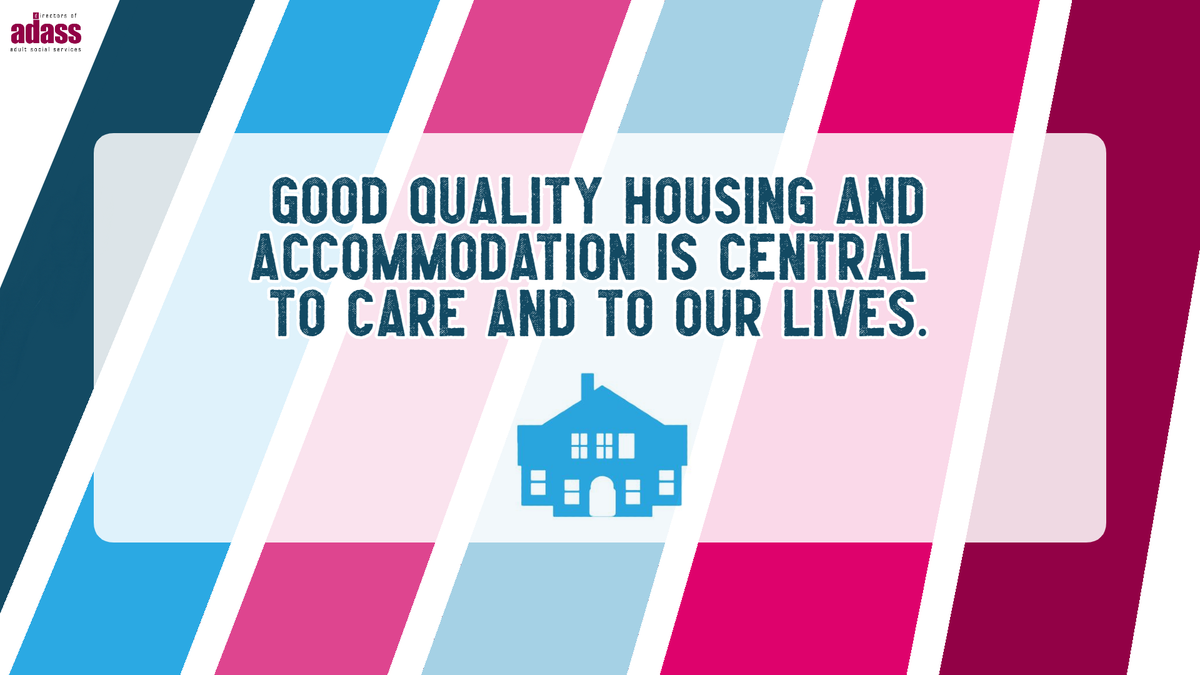 1adass's tweet photo. Every care decision is a decision about housing. We must support those of us with care & support needs to establish & retain our own homes & to remain within our communities w/ evolving housing-based care
https://t.co/Gvop4dAyW3
#FutureOfASC #ShapingCareReform #ADASS9Statements https://t.co/SMgL31fP00