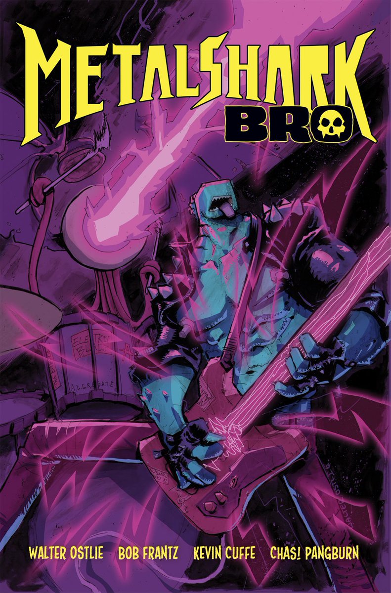 #metalsharkbro the trade is getting a second printing. We have sold out of the original print run. 
You might just want to go get this for the ridiculously great cover by the always amazing <a href="/WalterOstlie/">Walter Ostlie</a>  @bfrantz19 <a href="/chasexclamation/">Chas! Pangburn</a> have made this a reality. ❤️