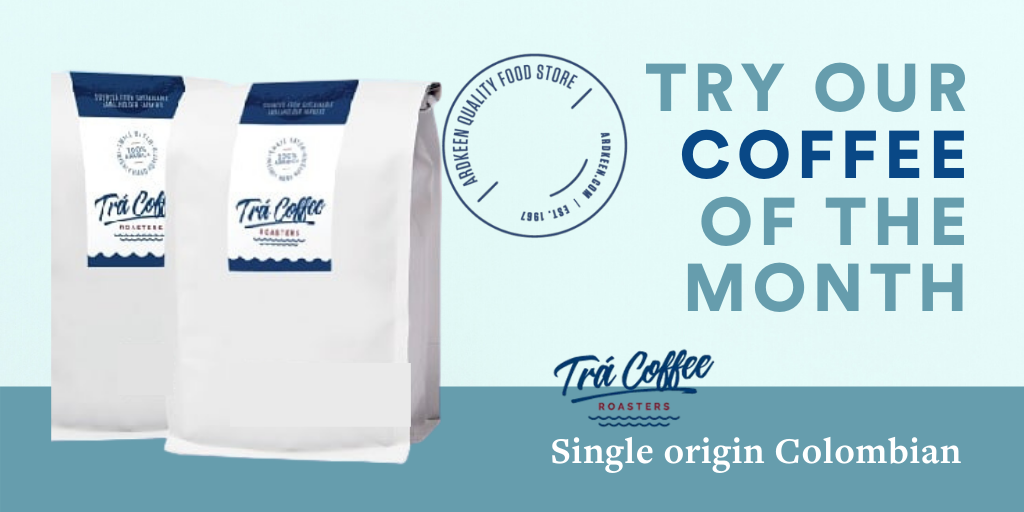 ArdkeenQFS's tweet photo. Our guest coffee of the month is single origin Colombian from 
@TraCoffee
 #Tramore #Waterford . Raspberry and cranberry with milk chocolate and full toffee body. Try it when next in #ArdkeenBarista #artisancoffee #singleorigin #specialitycoffee ☕ https://t.co/sonu3TOlE2