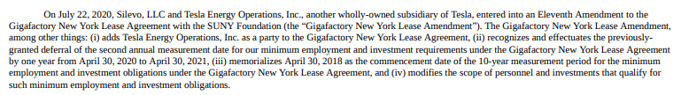 After handing  $TSLA $1bn for ~ nothing, the State of NY continues to make amendments favorable to Tesla in exchange for nothing.I thought Musk was against subsidies, particularly those that discourage work.8/