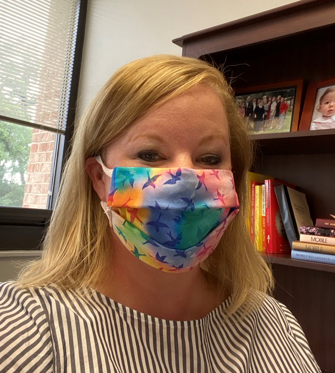 MobileChamber's tweet photo. Nancy Hewston, vice president of the Chamber’s Community &amp; Governmental Affairs says “I wear a mask so our kids can go back to school. The sooner this virus is under control; the sooner our lives will get back to normal.” #whyIwear @ilovemchd https://t.co/lF0vgCAX9N