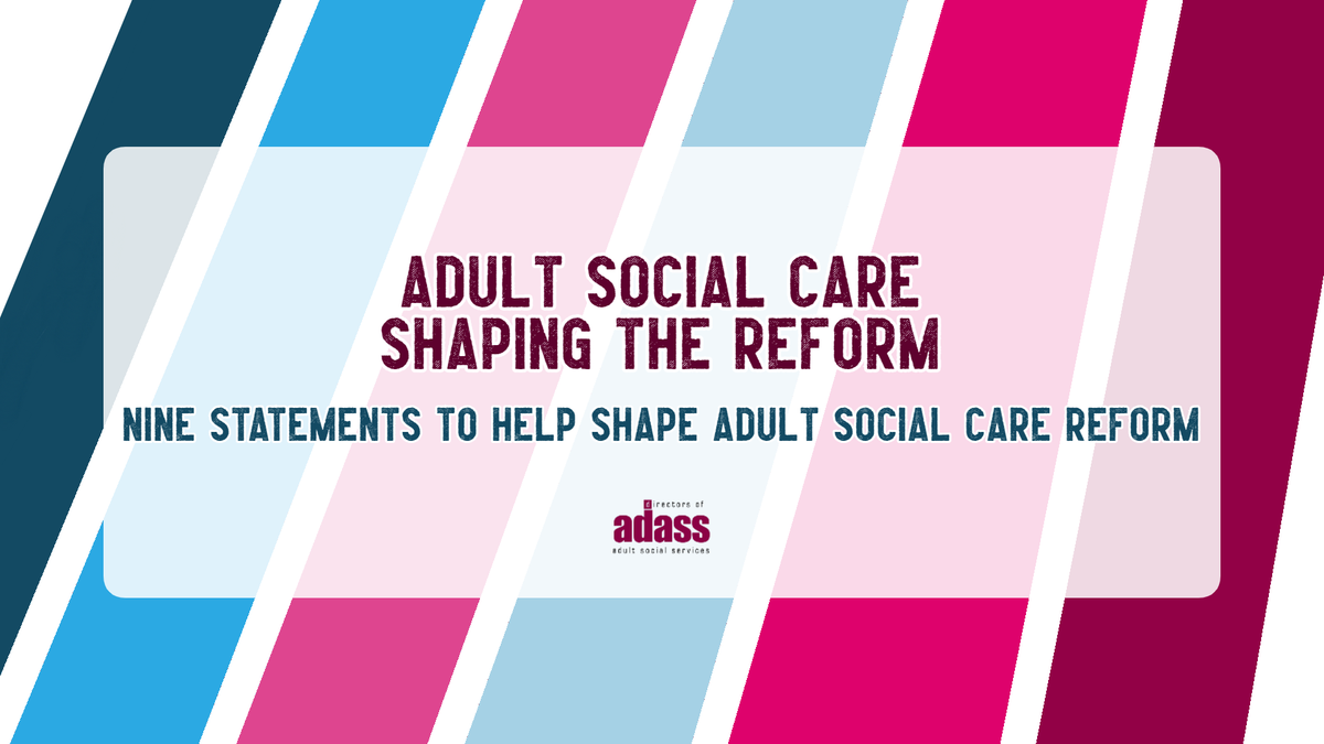 1adass's tweet photo. We have the chance to reimagine the care that we want for ourselves & our families. We must seize this opportunity with both hands to be radical, person-centred & transformative. We can shape a better #FutureOfASC !
https://t.co/Gvop4dS9NB
#ADASS9Statements #ShapingCareReform https://t.co/cmSIZtBN3U