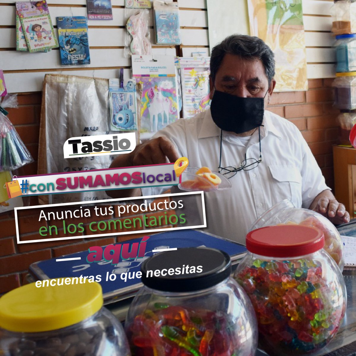 TassioEca's tweet photo. #ConSUMAMOSLocal| Cada vez somos más en esta campaña 😎👍
Todo sea por nuestra economía local.
#Contigo #DeCorazón 💚#EcatepecRifa #Anúnciate #aquí 🍏🍞🍬🎻🚗📱🖥️🛠️📚💲 https://t.co/OxFREftlie