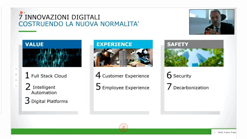 Ambrosetti_'s tweet photo. #TFCDay2 #TechForumCampania2020
Franco Prampolini – Head of Public Sector & Defence e Head of Business & Platform Solutions, @Atos Italia
"#digitalizzazione è una parola che ha tante accezioni. Senz'altro contribuisce a costruire una nuova normalità" https://t.co/uooIYMWapk