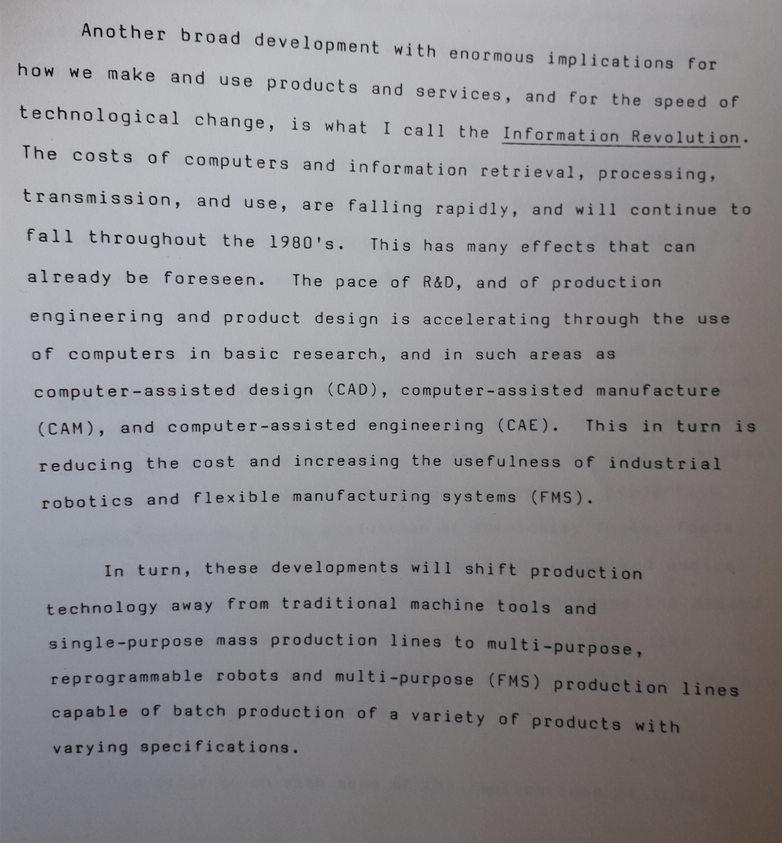 Earlier in the speech  @Halsrethink shared this visionary perspective...We are in fact continuing with this line of thinking into the 2020s in a report we are working on currently..