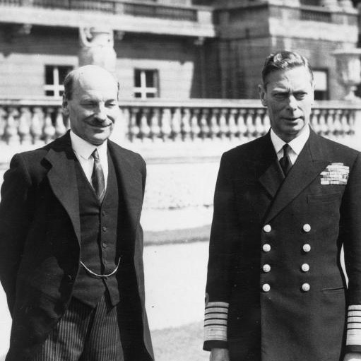 Late on July 26, 1945 Attlee went to Buckigham Palace where he was asked by the King to form a government. He then boarded a plane for Potsdam, where he took Churchill’s seat at the crucial Great Power meeting with Truman and Stalin. A peaceful and smooth transition of power.