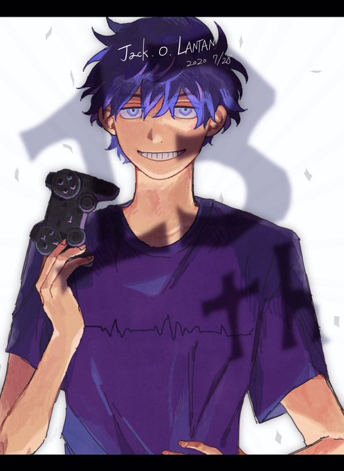 ジャック オ 蘭たん13周年のtwitterイラスト作品