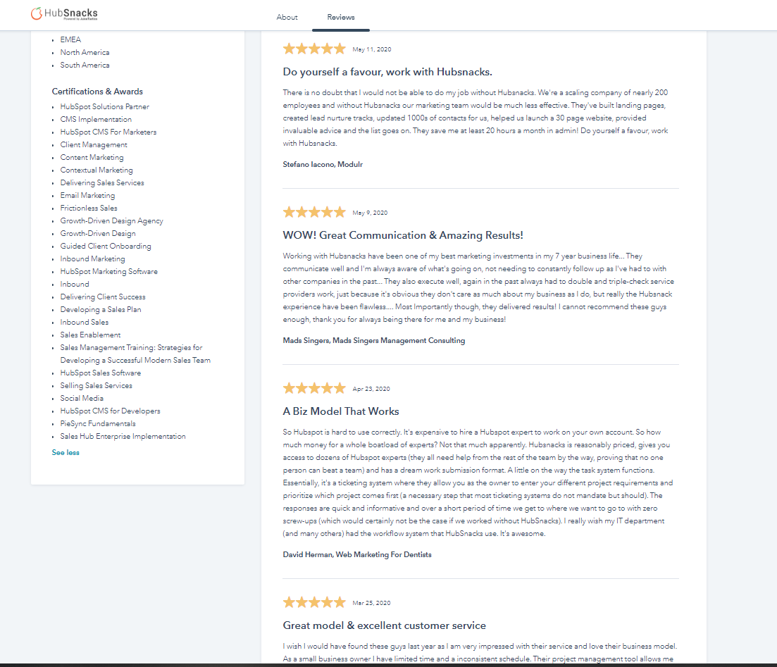 We love the NEW #HubSpot Solutions Directory format <a href="/hubspot/">HubSpot</a>. Check out #HubSnacks here ▶️  hubs.ly/H0sZ5KY0