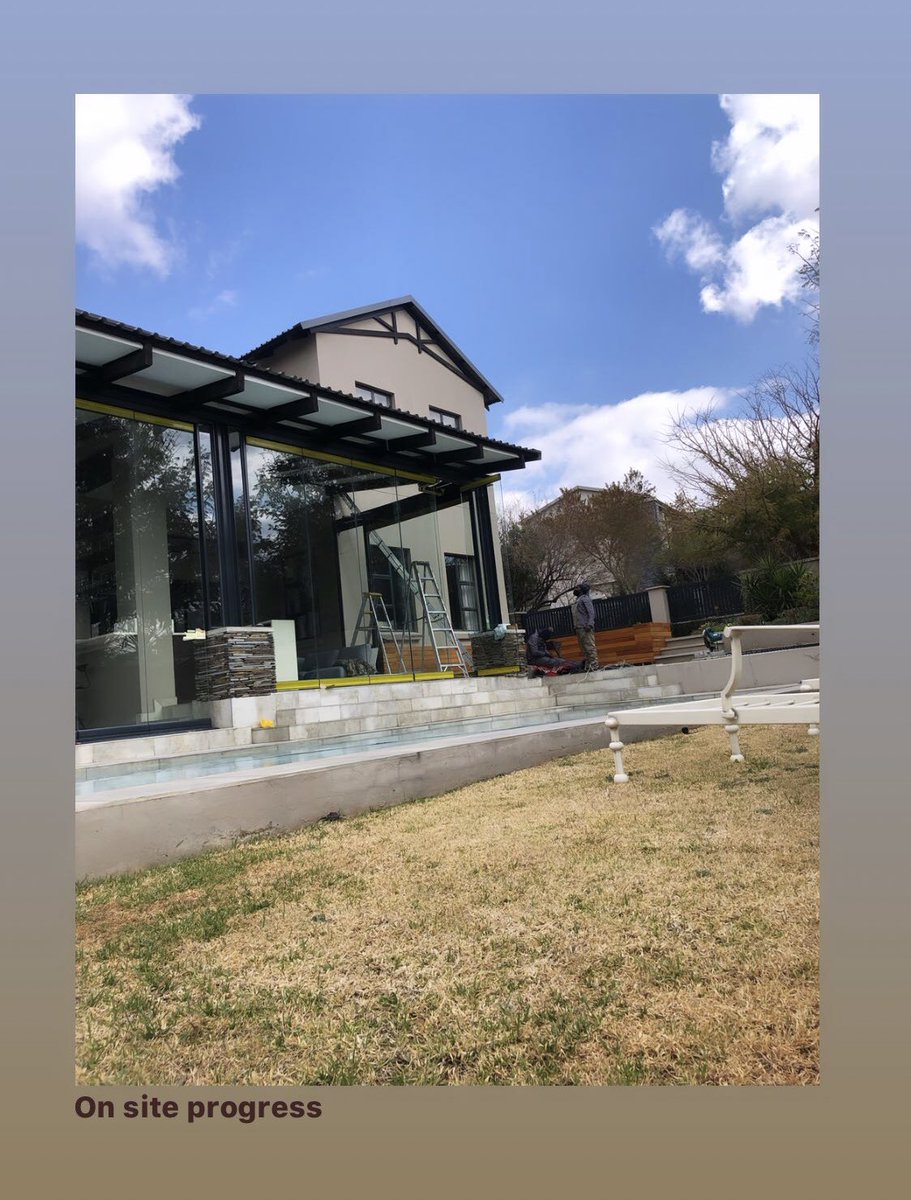 arquetect's tweet photo. UPDATE: Helderfontein Estate Pvt Residence
Exterior alterations and finishes almost done.
Next week we move into the interior installations.. #ThinkDesignStudio x #BluLine #Tedious https://t.co/V9Tf5kAysJ
