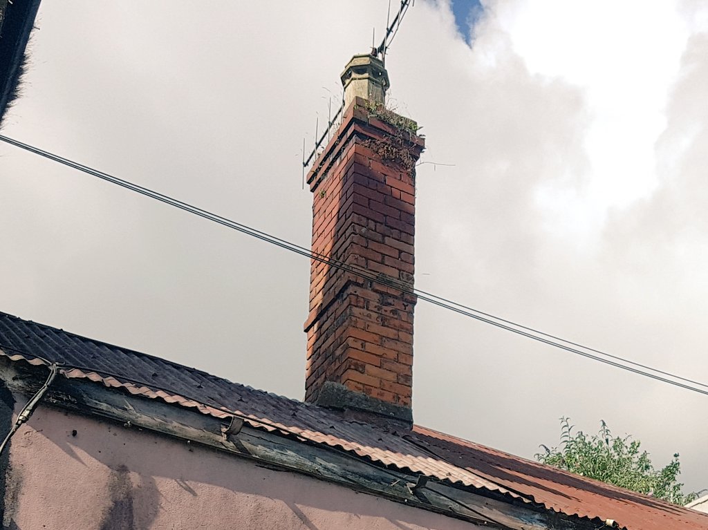 this cute derelict cottage would be lovely as someone's home, check out the beautiful chimney, so many abandoned, empty properties in  #Cork city, so many potential homes, yet so many  #homeless, it really is a  #socialcrime  #homelessness  #housingforall  #dereliction  #vacant  #cities