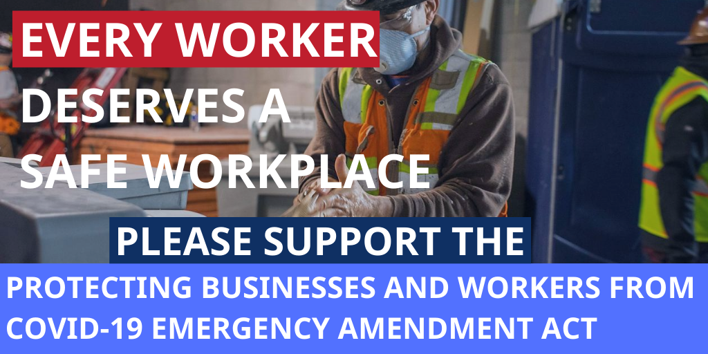 ATULocal689's tweet photo. We must pass the Protecting Businesses and Workers from COVID-19 Emergency Amendment #ProtectDCWorkers @ChmnMendelson @cmdgrosso @RobertWhite_DC @AnitaBondsDC @marycheh @CMBrookePinto @CMBrandonTodd @CM_McDuffie @charlesallen @VinceGrayWard7 @trayonwhite https://t.co/pz6oZqkCSj