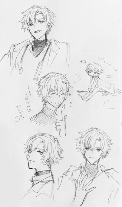 ひょっとして私実はフィガロ結構描きやすいな? 