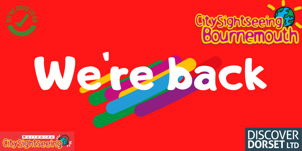 CitySightBmth's tweet photo. We are back!!! City Sightseeing Bournemouth will restart on 1st August 2020! #CitySightseeingBournemouth #CitySightseeingWorldwide #StaySafe #Wear2Care #CitySightseeing #WeShowYouBournemouth #Travel #Tourism #Bournemouth #Poole https://t.co/t8ljKIPWMH