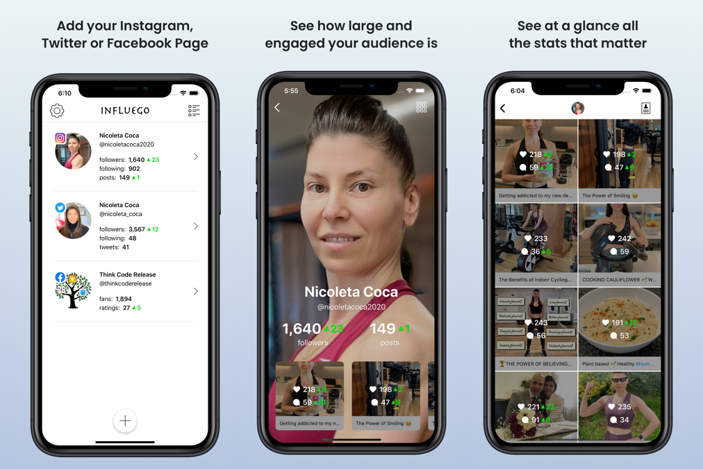 InfluegoApp's tweet photo. Influego 1.2 adds support for multiple Twitter accounts and is available for FREE on the App Store. Get it today! 📲 https://t.co/xfJHcXLauI #InfluegoApp #Twitter #Instagram #Facebook #Influencer #Insight #Stats https://t.co/XyWXDS9R0k