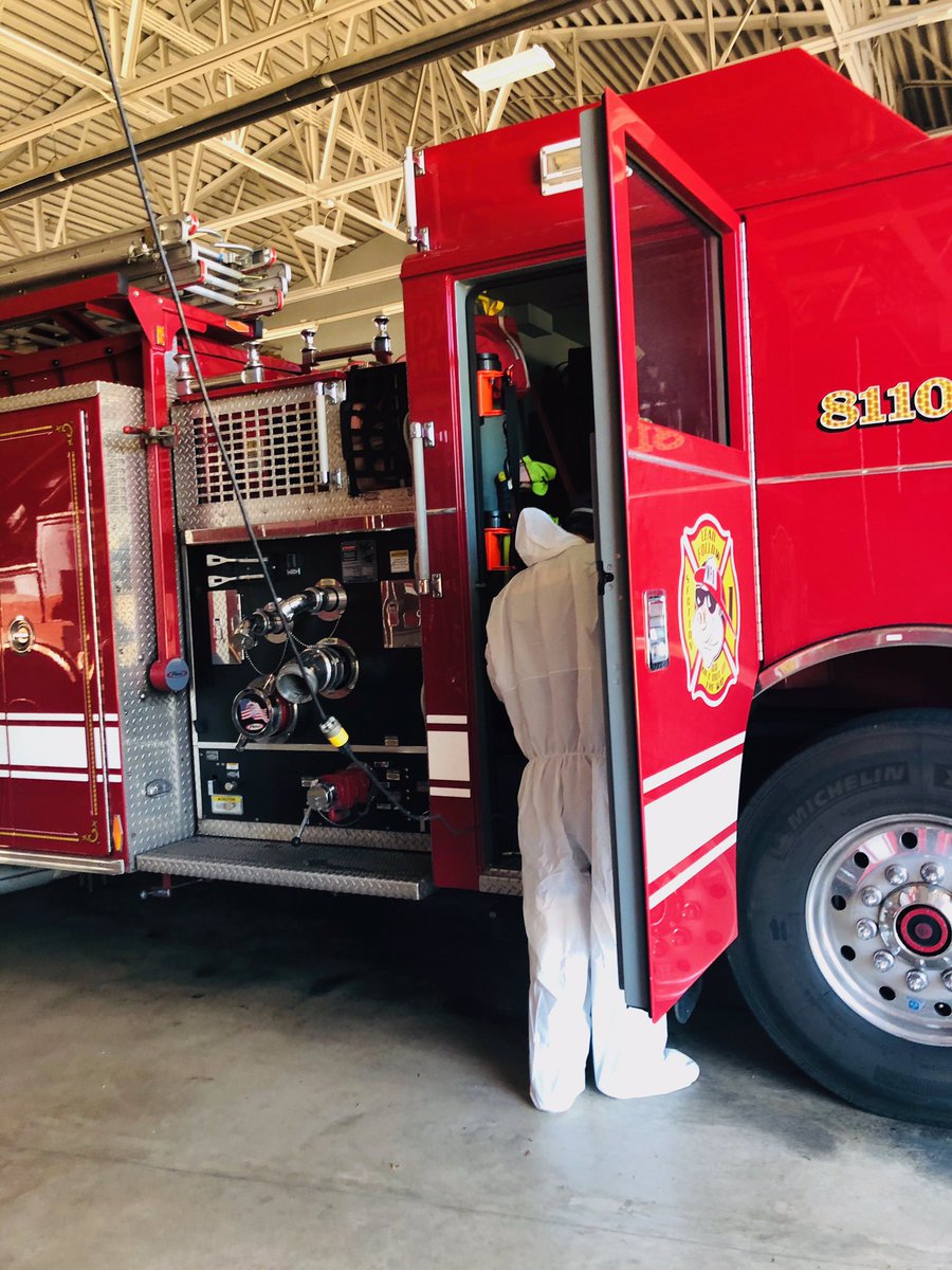 ServproFranklin's tweet photo. Completed proactive disinfectant cleaning at the Washington Fire Department this morning. We’re here to help! #TeamBehindTheClean ✅ https://t.co/vec7r8hNS6