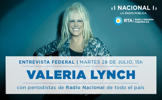NacionalSj's tweet photo. Hoy a las 15hs realizaremos una nueva #EntrevistaFederal

En esta oportunidad, periodistas de Radio Nacional de todo el país conversarán con @valerialynch https://t.co/Hp427ZcUFZ