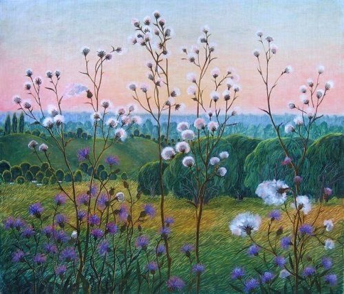 Musk_DaiIy_news's tweet photo. ‘Indigo dreams’  by Olga Kvasha  Pretty painting from this Ukrainian artist . She’s popular throughout the world with many of her pictures in Private collections . https://t.co/DVY7qp6jBR