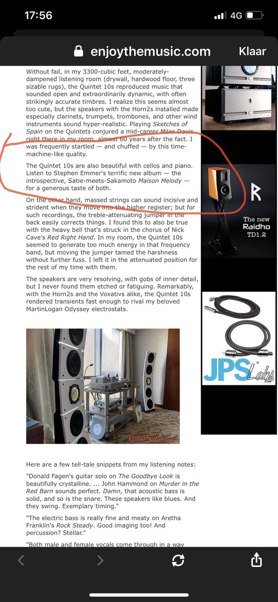 nice mention in a high end audio review. 
thx Rogier van Bakel ❗️🎼

#MMXX #createathome #maisonmelody #stephenemmer #EnjoyTheMusic