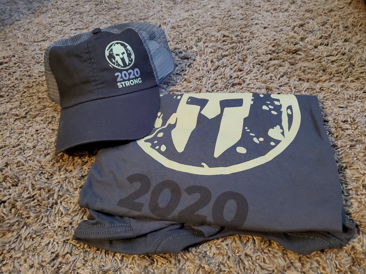 SpartanMike3's tweet photo. It may have taken 6 months to receive, but I finally got my @SpartanRace Trifecta 2020 gear! Covid might have derailed some, but I still plan on winning this year. #beat2020 https://t.co/m0njPDBcvO