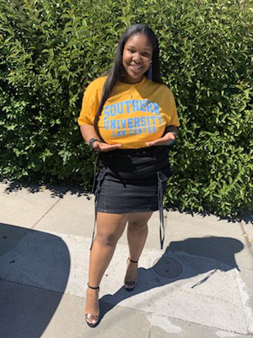 kokorocks15's tweet photo. I’m going to law school . I worked for this. Black Women can conquer anything. Southern University Law Center class of 2023💙💛 ⚖️ #BLM  Cali✈️ Louisiana https://t.co/NKNqoi8Q9P
