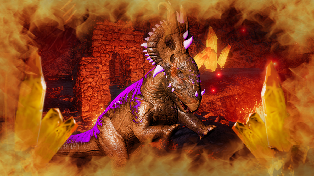 Ark Survival Evolved Mobile Gauntlet Of Flames A Most Brutal Dungeon Is Now Live For Players Over Lvl 40 Brave The Heat For 2x Eery Element Rewards And Your Chance