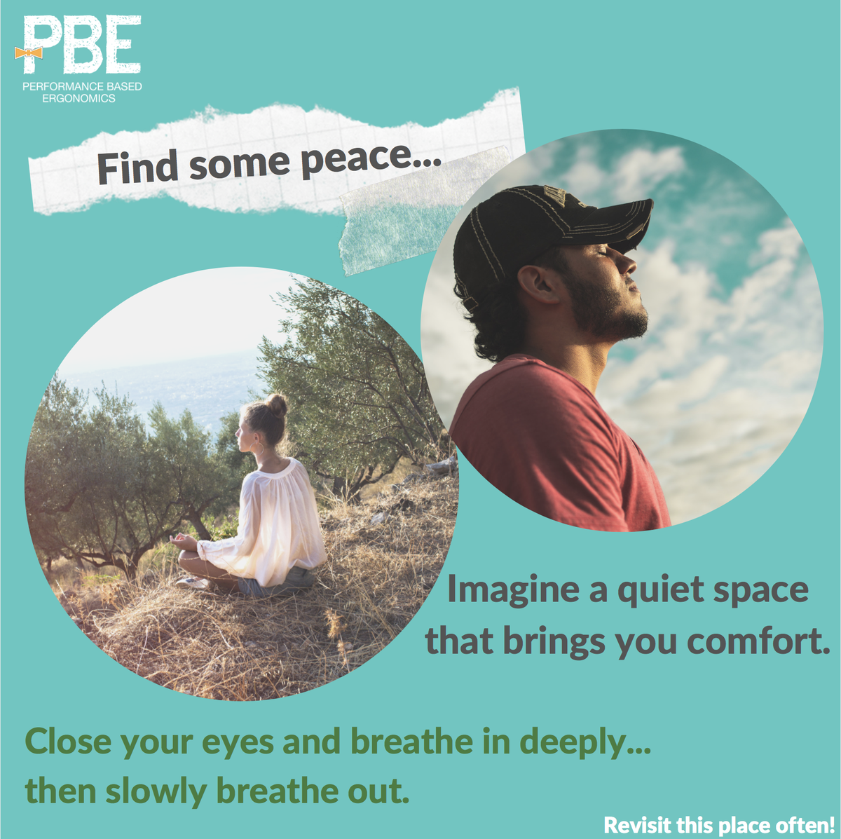 Let's face it... some days are better than others.  We all can use a little peace!  

Thank yourself for the great job you're doing every day!

#ergonomics #wellness #workplacewellness #ergonomicsolutions #corporatesafety #corporatehealth #corporateculture #workfromhome