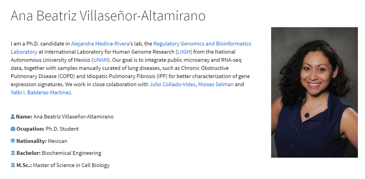 CDSBMexico's tweet photo. @RConsortium @RBioinformatica @nnb_unam @ErickCuevasF @UNAM_MX @Aleponcem @TeresaOM Next @AnaBetty2304 who co-founded @RLadies_Qro after #CDSB2018 & will be a teaching assitant for #CDSB2020 Ana Betty is a BioC veteran having attended & presented at #BioC2019 her work on #PulmonDB that is now published
https://t.co/0M8I0KHbpb
https://t.co/ta7lfC23U6
#BioC2020 https://t.co/VGdi2kgA4m