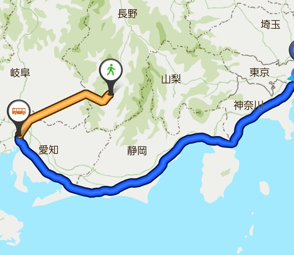 てっこりアゲ 新幹線で名古屋 名古屋から高速バスという無駄さ感じる行程 飯田線という選択肢はないなぁ