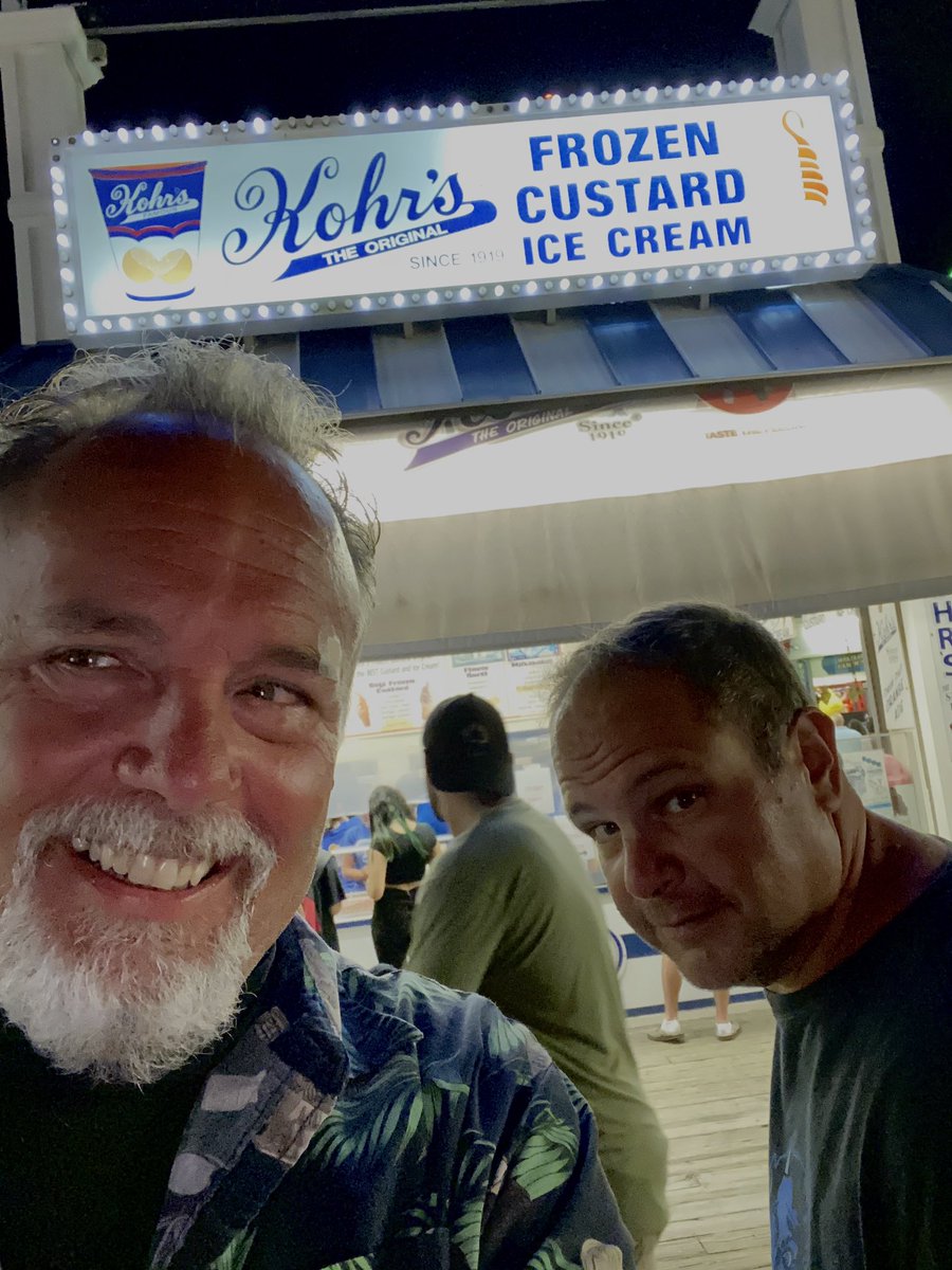 pota68's tweet photo. A little Kohrs Custard with @EddieTrunk and he paid.  Whooooooo https://t.co/d9BJadqQih