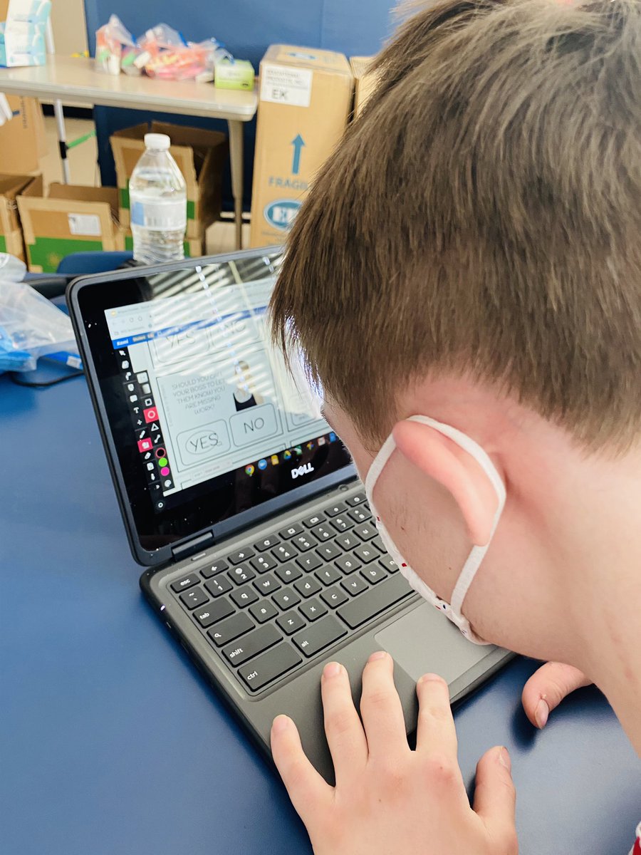 Miss_Diakos's tweet photo. Thank you @robert_kalman &amp; tech team for teaching me how to use Kami &amp; how to incorporate my Kami assignments on Schoology! The ss got to explore Kami today as they practiced good work etiquette skills. @SpEdAdulting, thanks for this activity! #InvestInTeachers #STEP #Transition https://t.co/3EJHM4lnm6
