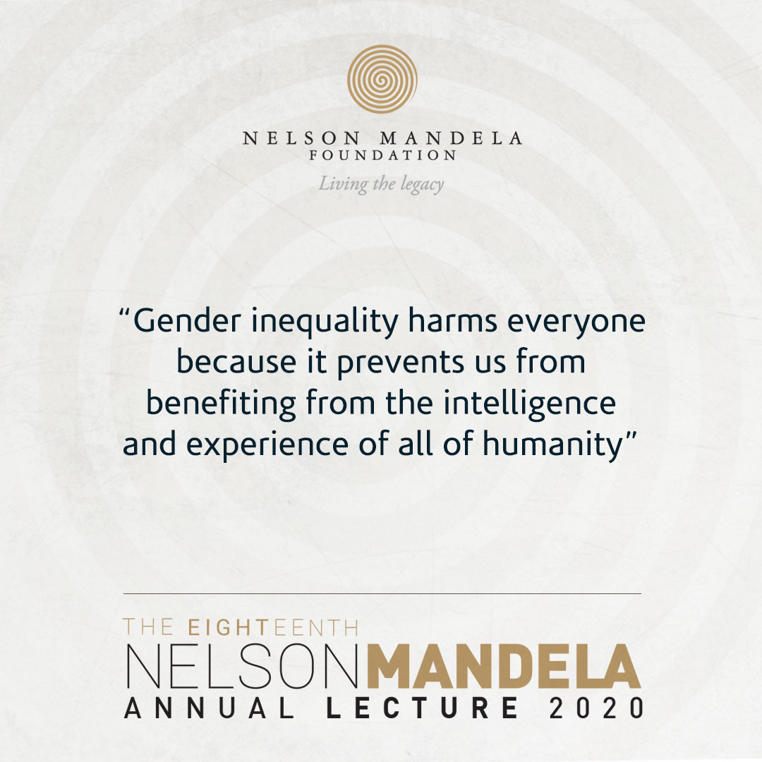 'Gender inequality harms everyone because it prevents us from benefiting from the intelligence and experience of all of humanity' says @UN SG @AntonioGuterres at the #NMAL2020 entitled 'Tackling the Inequality Pandemic: a new social contract for a new era'. #TacklingInequality