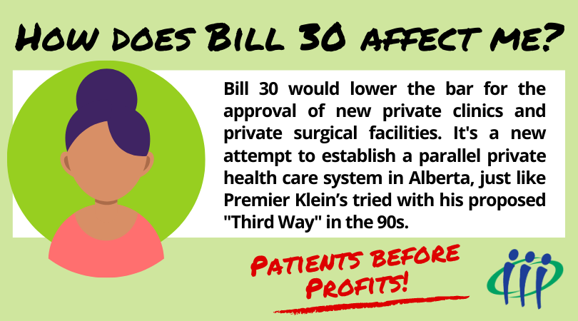 FriendsMedicare's tweet photo. The govt is paving the way for ever more privatization of our public health care system *during a pandemic*. We've been here before—AB doesn't need yet another attempt at risky & costly experiments with privatization. #KillBill30
#Bill30 #ABhealth #ABpoli #PatientsBeforeProfits https://t.co/qOmTzgQTbD