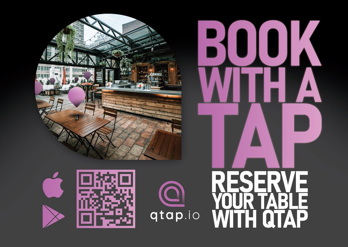 Table booking, contactless ordering, track &amp; trace all in one app! 
Free set up 
No monthly fees
Contact us today and you could be on QTap within 24hours!
#cardiff #pubs #StaySafe #COVID19