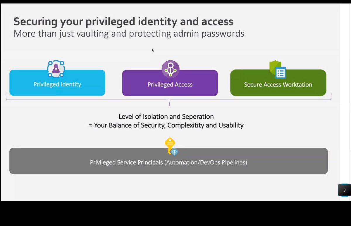 GregorReimling's tweet image. These are the topics of the #Azure AD Session from @Thomas_Live today @ #TrustinTechCGN.
#AzureAD #AzureSecurity #Identitymanagement