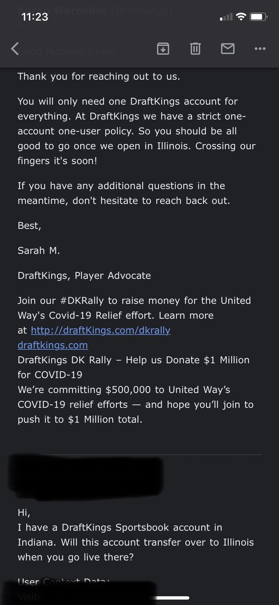 ETA1022's tweet photo. @JoeO670 Looks like Indiana/other state accounts will carry over https://t.co/JKaEFBU2pX