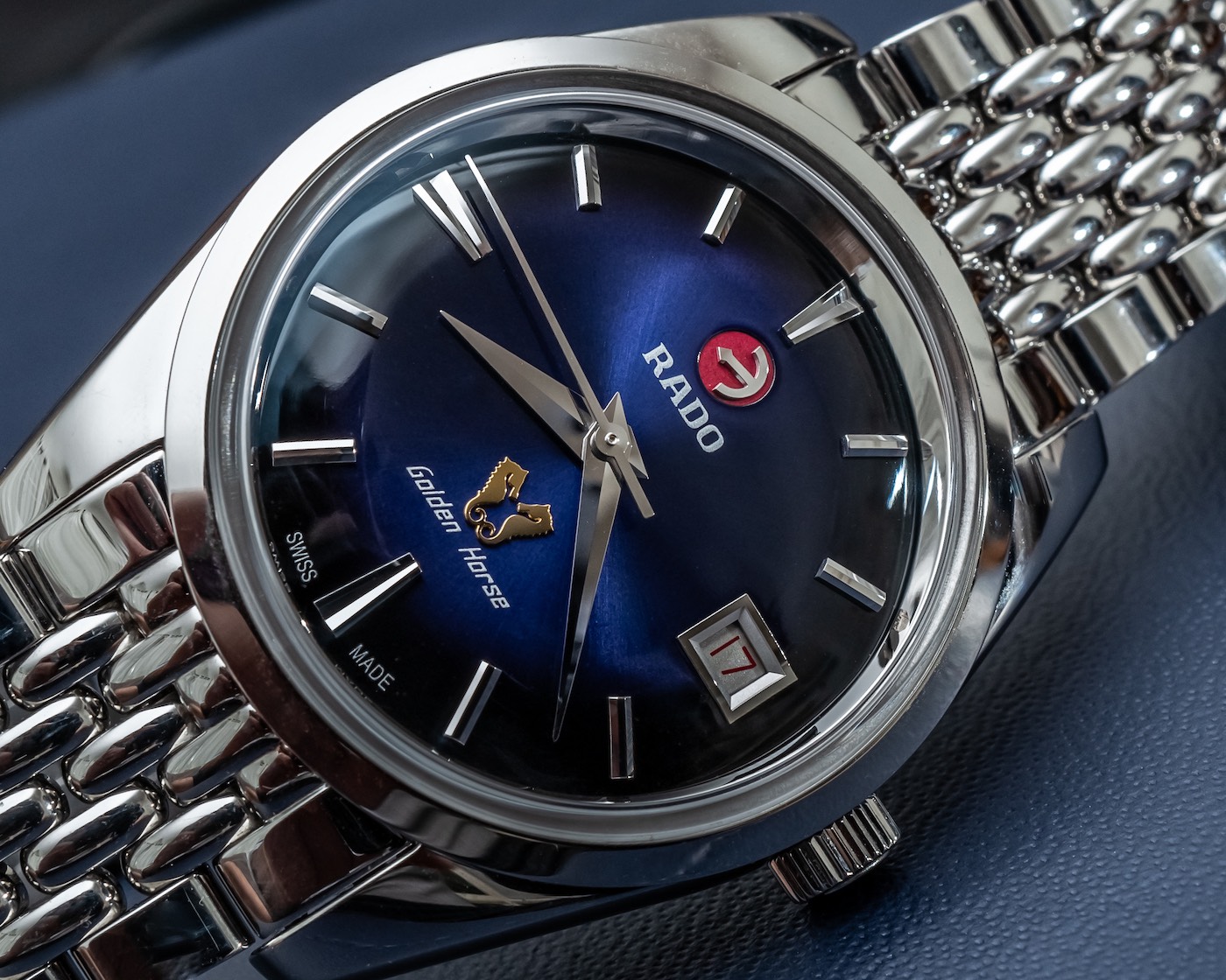 Rado golden horse blue sales