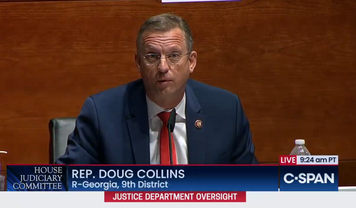 COLLINS: "I believe the biggest problem you have is telling the truth."(Not how he meant it, but funny.)DEMOCRATS WANT PEOPLE TO BURN DOWN THE CAPITAL! IT'S 1812! MY DAD WAS A STATE TROOPER!BARR: Yes.