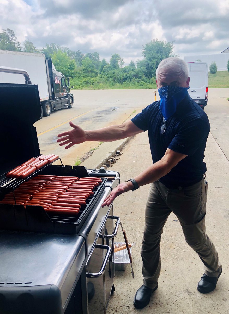 SuperiorRoll's tweet photo. Baseball’s back! We organized a small party with hot dogs and cracker jacks's for our SRF Family to celebrate the Kick-Off last week. Go Tribe! 
#clevelandindians #mlb2020 https://t.co/sHBuuBW07R