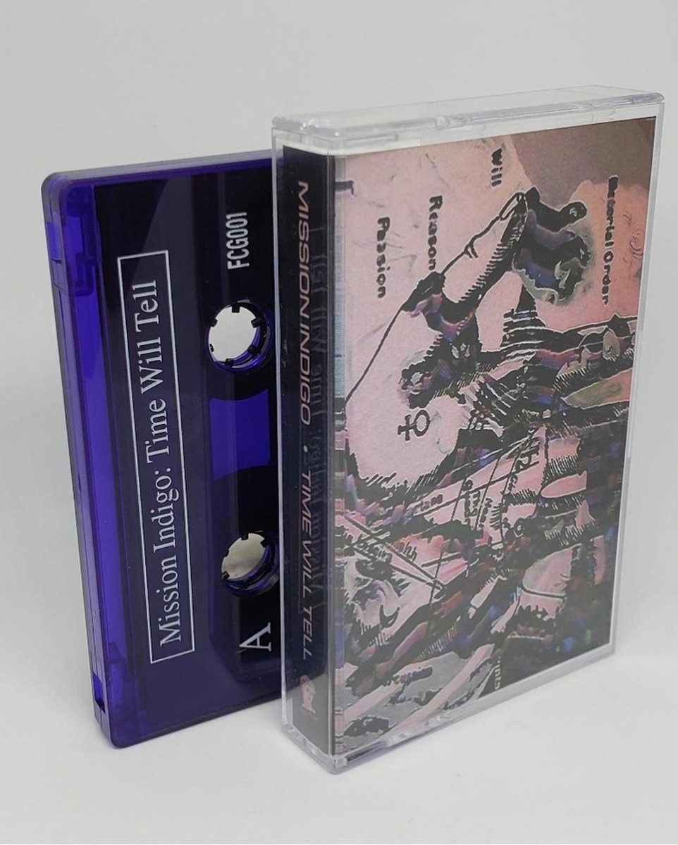 Body__Cruise's tweet photo. Mission Indigo-Time Will Tell cassette out NOW. Hit the link in our bio to snag your copy! We are super proud of the team for being able to push Texas based artists during such trying times. We hope to celebrate more days like these at a future event, stay safe, and wear a mask. https://t.co/B13pVHSoLl